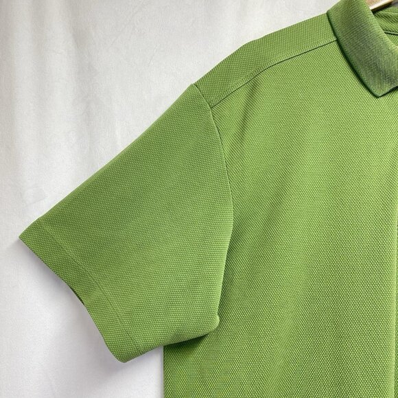 Tommy Bahama Textured Modal Short Sleeve Casual Golf Polo Shirt Men XL Green - Picture 10 of 16